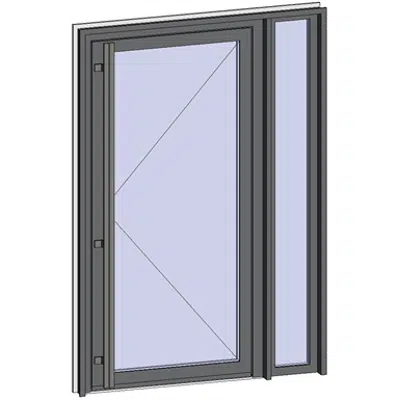 Grand Trafic Doors - Single inward opening with right fixed图像