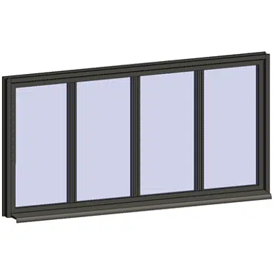 Image for Fixed Window with 4 Horizontal zones