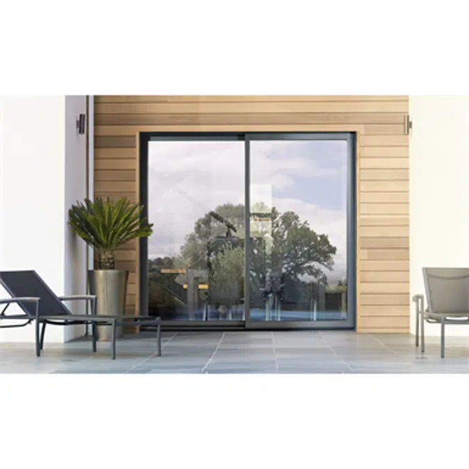 Sliding window 2 rails 2 leaves - Showcase