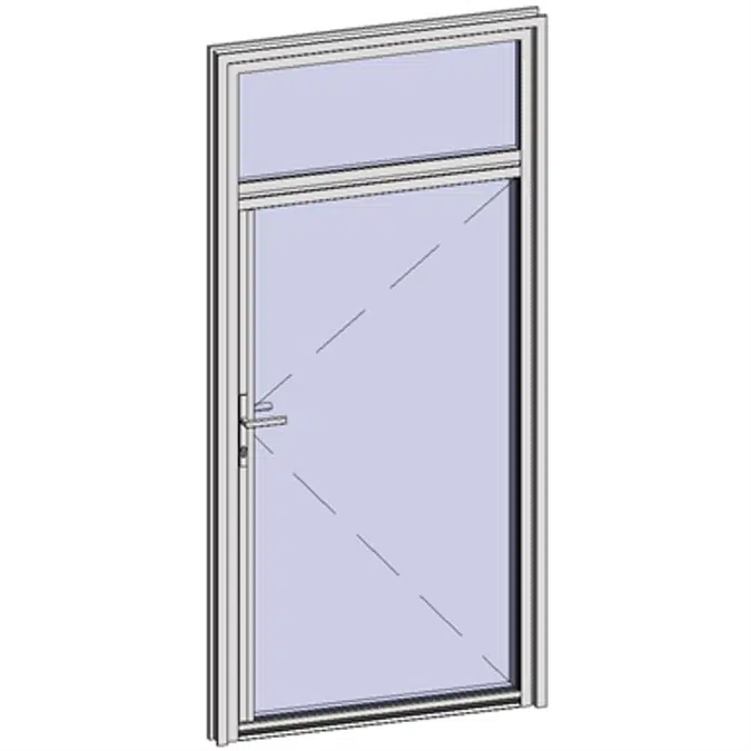 Door window Opening inside leaf with lock with transom