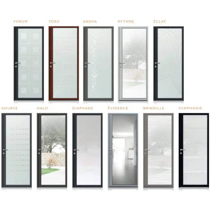 Entrance door Collection Luminescence