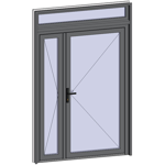 grand trafic doors - double inward opening with transom