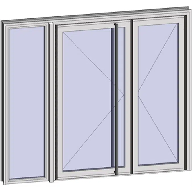 Grand Trafic Doors - Anti Finger Pinch version - Double inward opening with right fixed