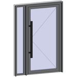 grand trafic doors - single inward opening with left fixed