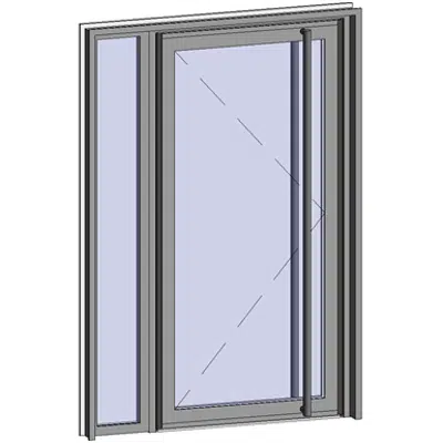 Image for Grand Trafic Doors - Anti Finger Pinch version - Single outward opening with left fixed