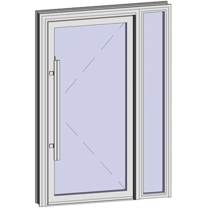 Grand Trafic Doors - Anti Finger Pinch version - Single outward opening with left fixed