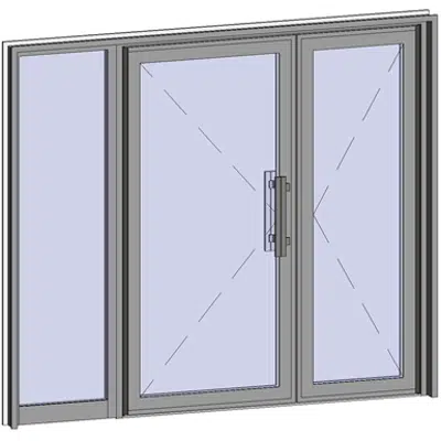 Image for Grand Trafic Doors - Anti Finger Pinch version - Double outward opening with left fixed