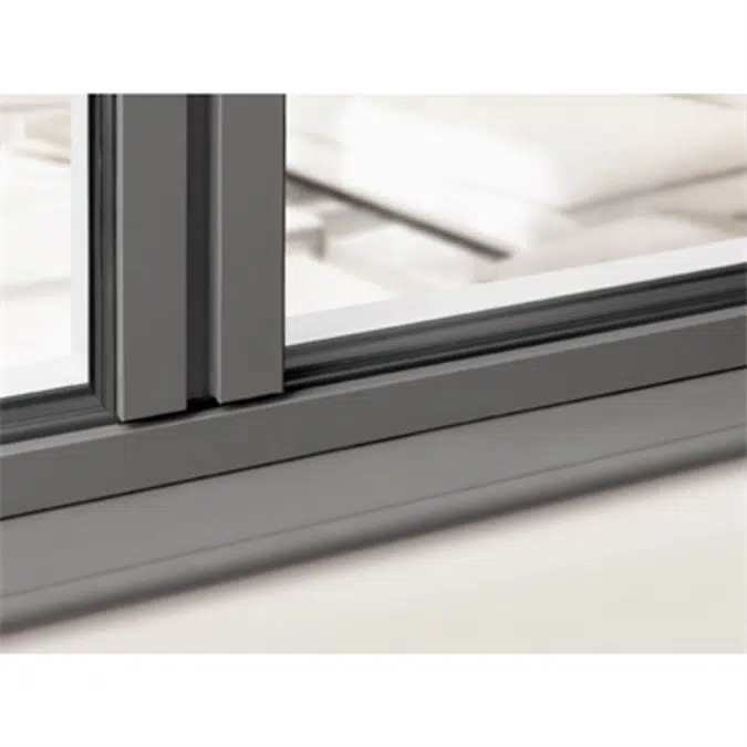 Window opening inside with External venetian blinds