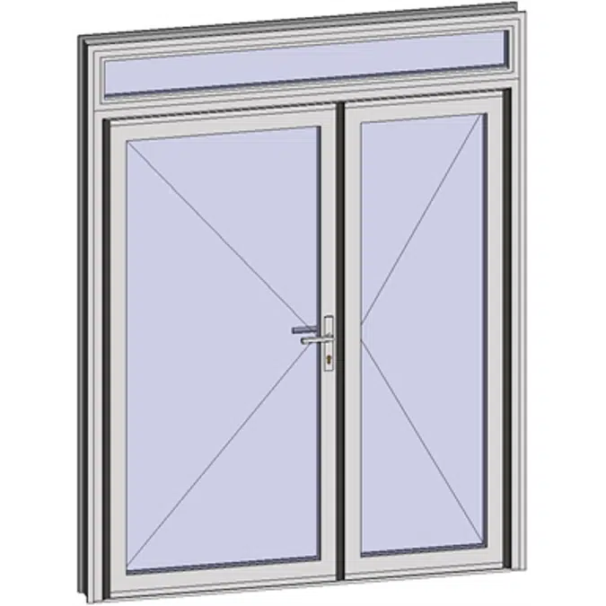 Grand Trafic Doors - Anti Finger Pinch version - Double inward opening with transom
