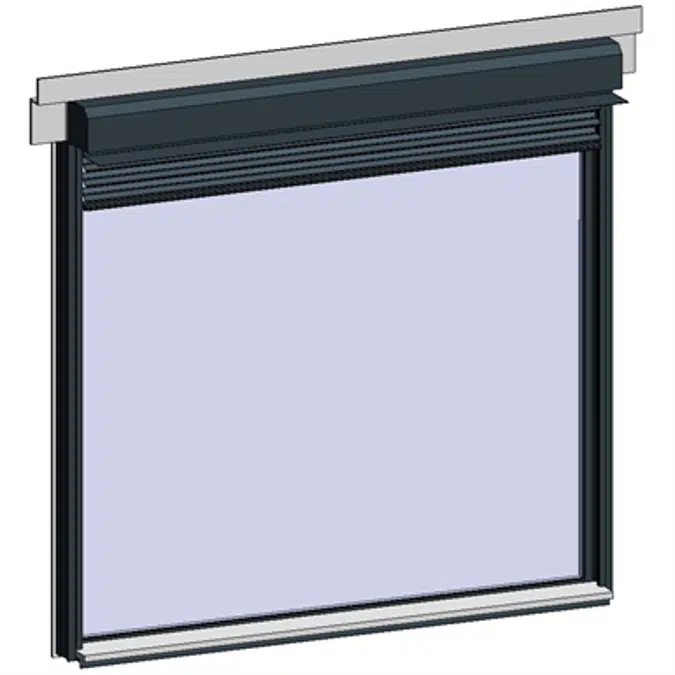 Fixed Window with External venetian blinds