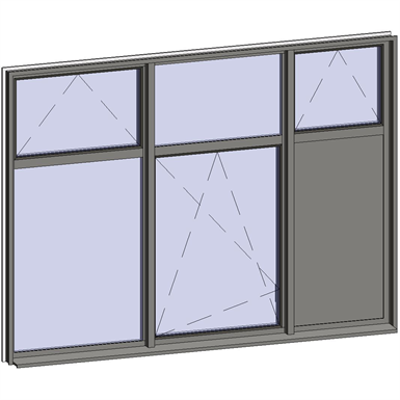 Image for Multi-paned windows - 6 compound zones