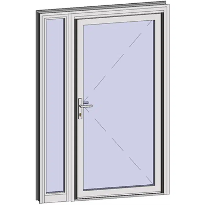 Grand Trafic Doors - Anti Finger Pinch version - Single outward opening with right fixed