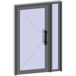 grand trafic doors - single outward opening with right fixed
