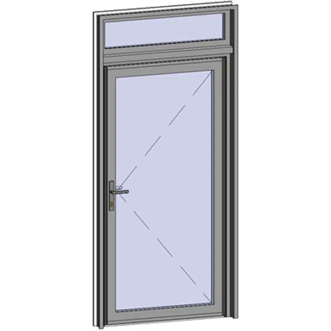 Grand Trafic Doors - Anti Finger Pinch version - Single outward opening with transom