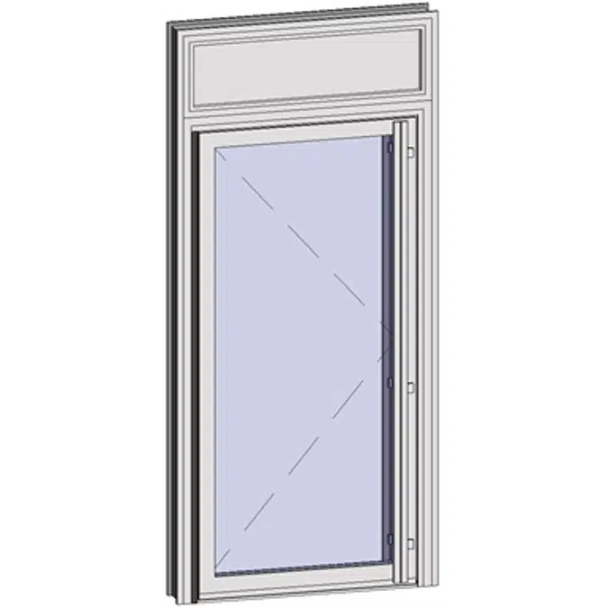 Grand Trafic Doors - Anti Finger Pinch version - Single outward opening with transom