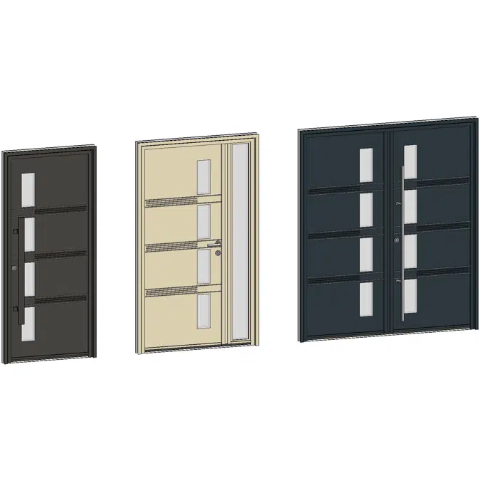 Entrance door Collection Perspective QUADRIGE