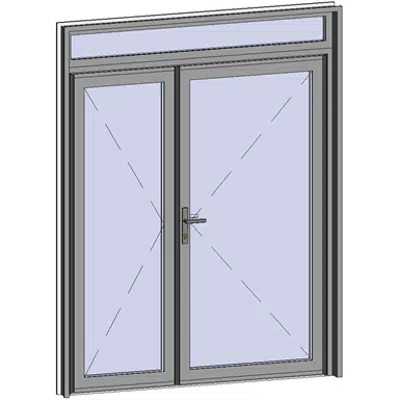 Image for Grand Trafic Doors - Anti Finger Pinch version - Double outward opening with transom