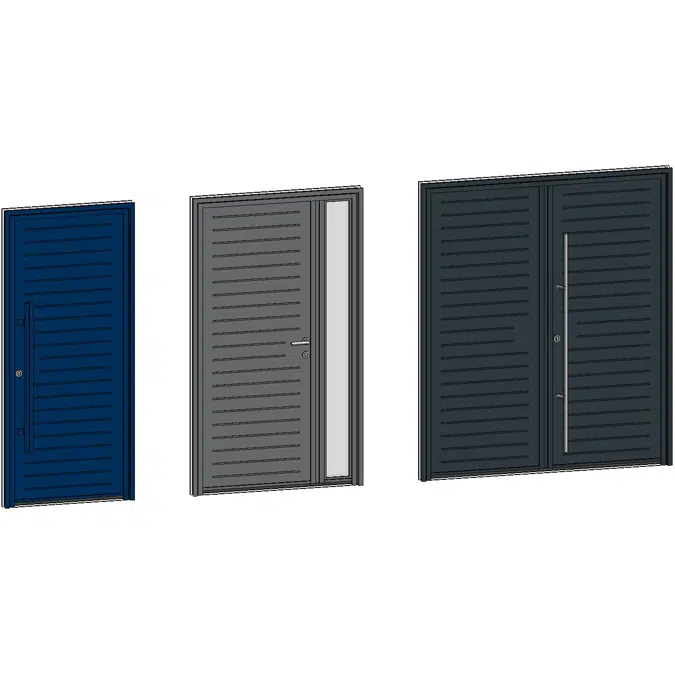 Entrance door Collection Contemporaine BRUME