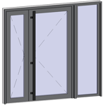 grand trafic doors - double outward with opening right fixed