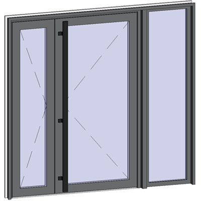 Image for Grand Trafic Doors - Double outward with opening right fixed
