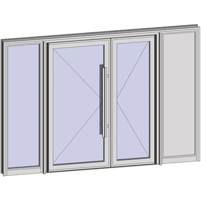 Grand Trafic Doors - Anti Finger Pinch version - Double inward opening with 2 fixed