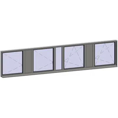 Image for Horizontal strip windows - 7 zones