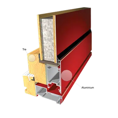 Immagine per Double balcony door Outward opening 