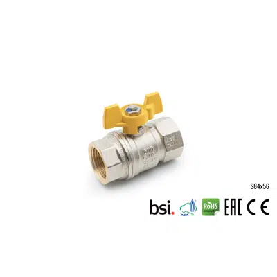 Image for S84 BSPT BRASS BALL VALVE T-HANDLE