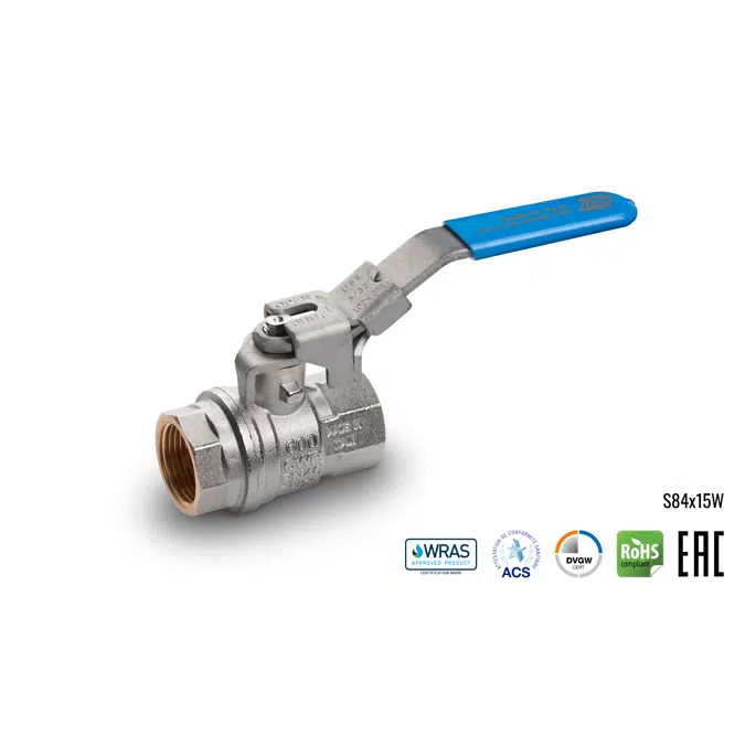S84 W BRASS BALL VALVE