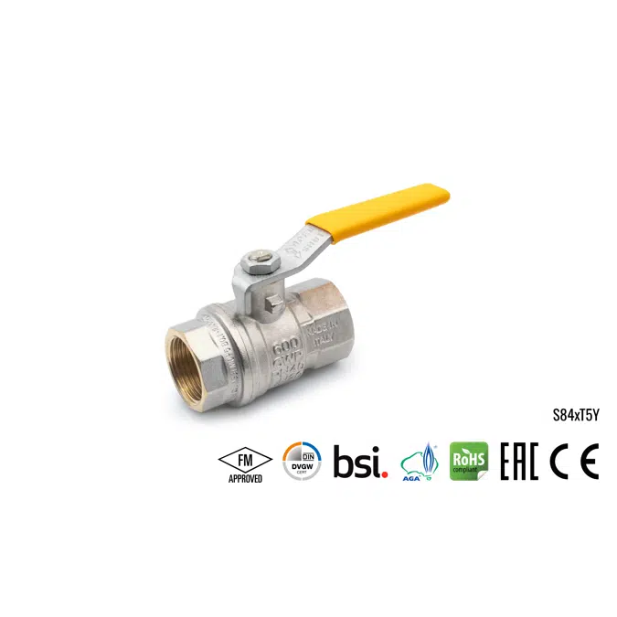 S84 BSPT BRASS BALL VALVE