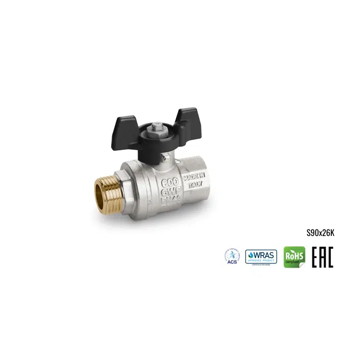 S90 MF BRASS BALL VALVE
