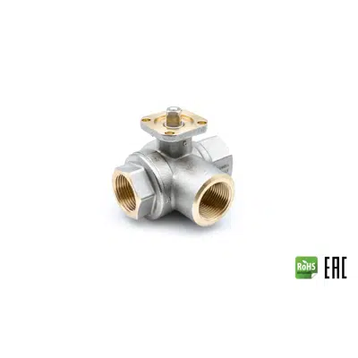 Image for S7300 3-WAY BRASS BALL VALVE, T-PORT