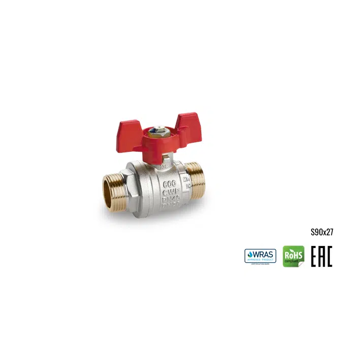 S90 MM BRASS BALL VALVE