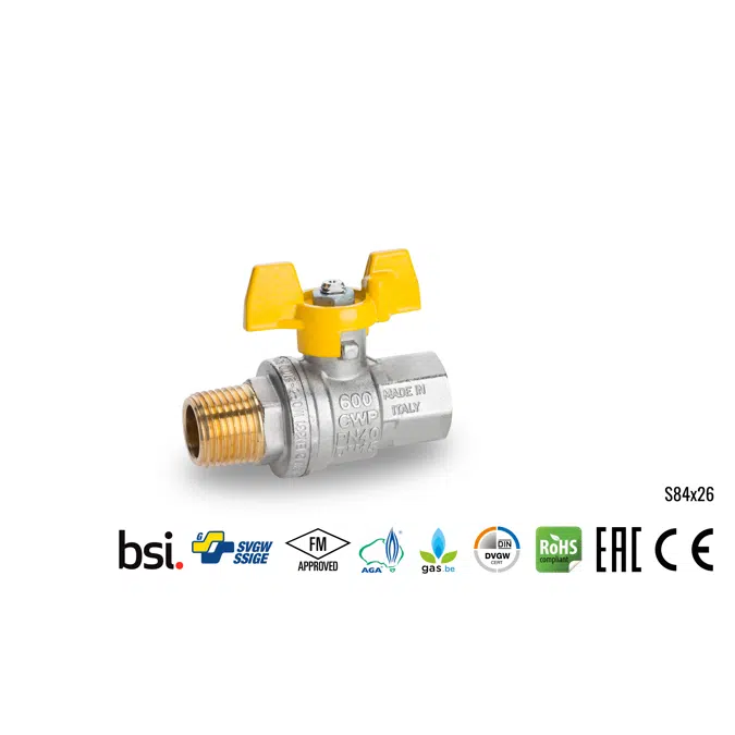 S84 EN331 MF BRASS BALL VALVE
