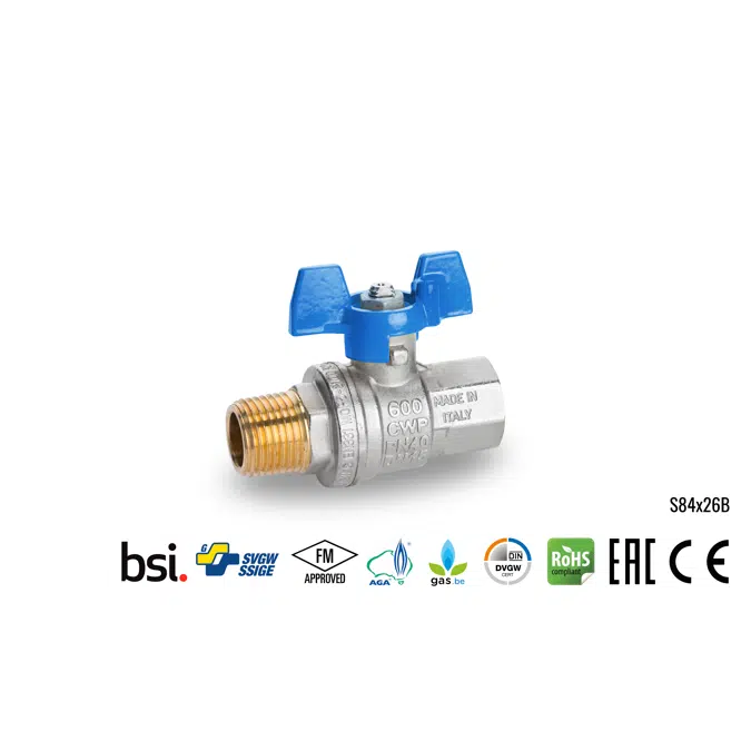 S84 EN331 MF BRASS BALL VALVE