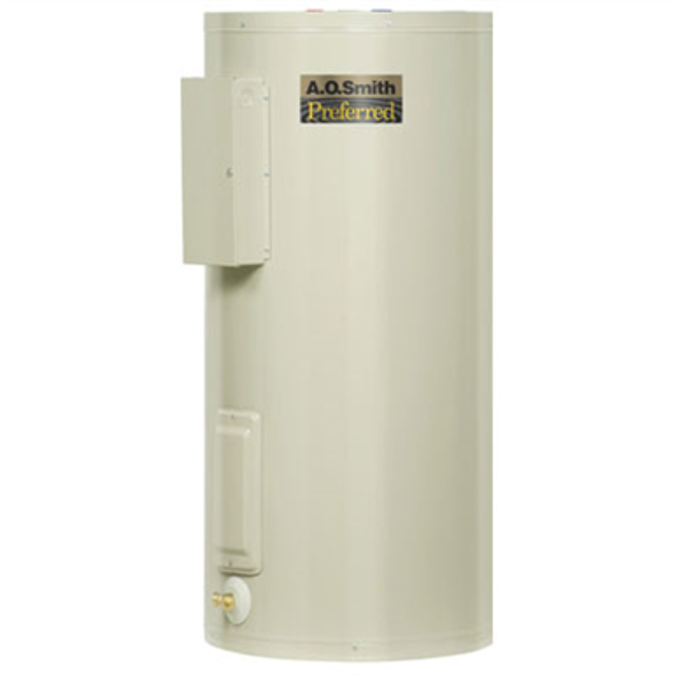 BIM objects - Free download! Dura-Power® DEL Electric Water Heater, 2.5 ...