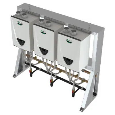 Image for Commercial Tankless Rack Systems Free Standing In Line