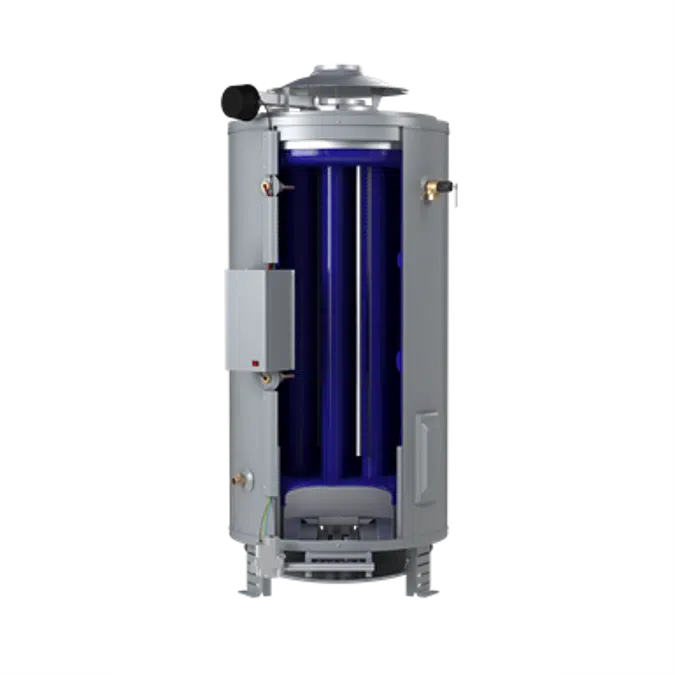 Master-Fit® BTR Commercial Gas Water Heater, Up to 80% Efficient, 65/71/81/85/100 gal Capacity