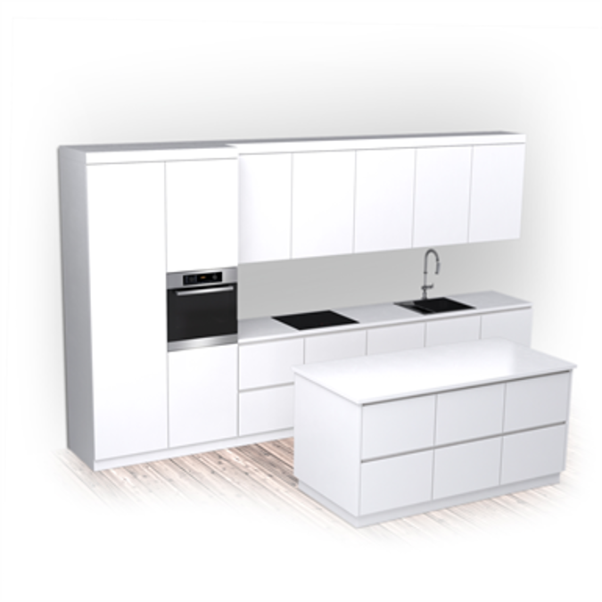 bim objects free download kitchen set modern line bimobject