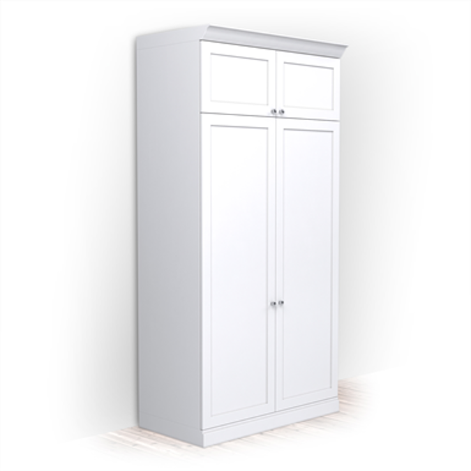 BIM objects Free download! Wardrobe 60x120x240 classic line BIMobject