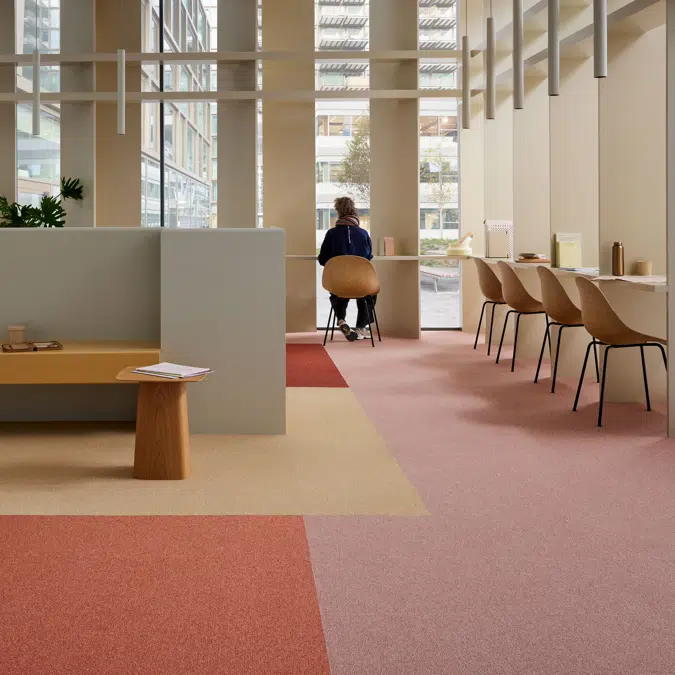 Tessera Layout and Outline carpet tiles