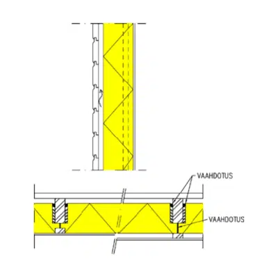 Finnfoam board exterior wall, thermal insulation