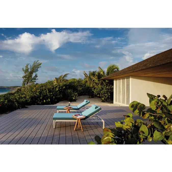 Objetos BIM - ¡Descarga gratis! Landscape Double Via Deckchair | BIMobject