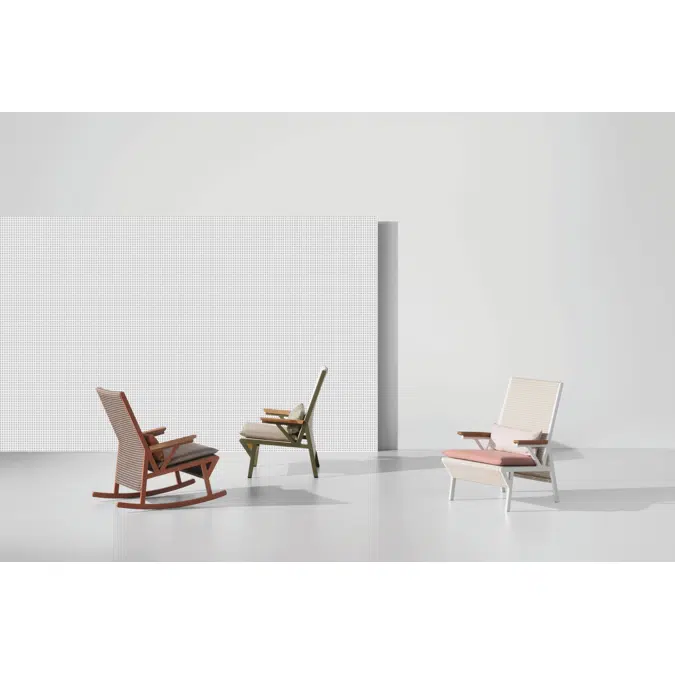 Objetos BIM - ¡Descarga gratis! Vieques Rocking Chair | BIMobject