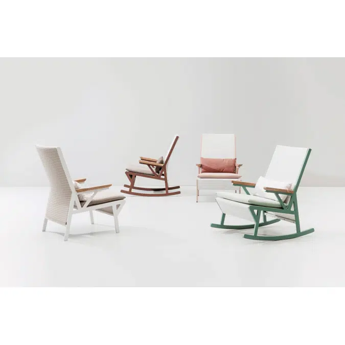 Objetos BIM - ¡Descarga gratis! Vieques Rocking Chair | BIMobject