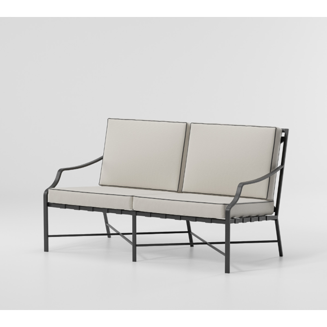 BIM objects - Free download! 1950 2 Seater Sofa | BIMobject