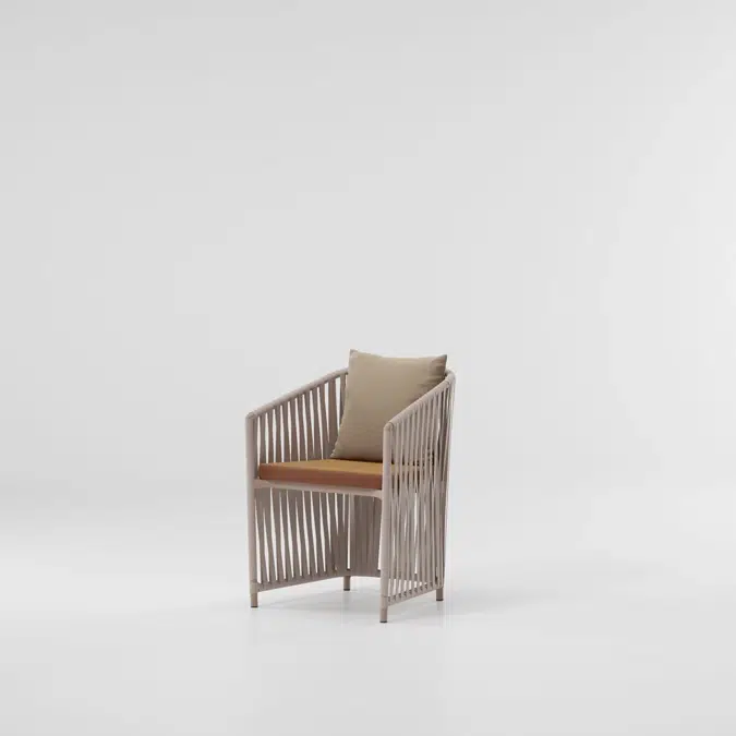 BIM objects Free download! Bitta Lounge Dining Armchair Bela Rope