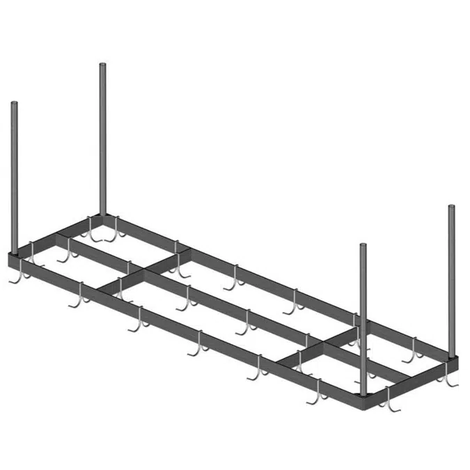 Ceiling Mounted Pot Racks