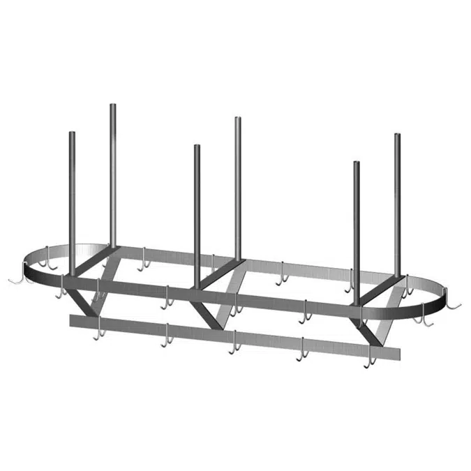 Ceiling Mounted Pot Racks