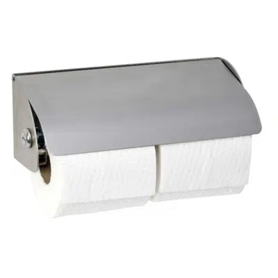 Image for BC267 Dolphin Double Stainless Steel Lockable Toilet Paper Dispenser